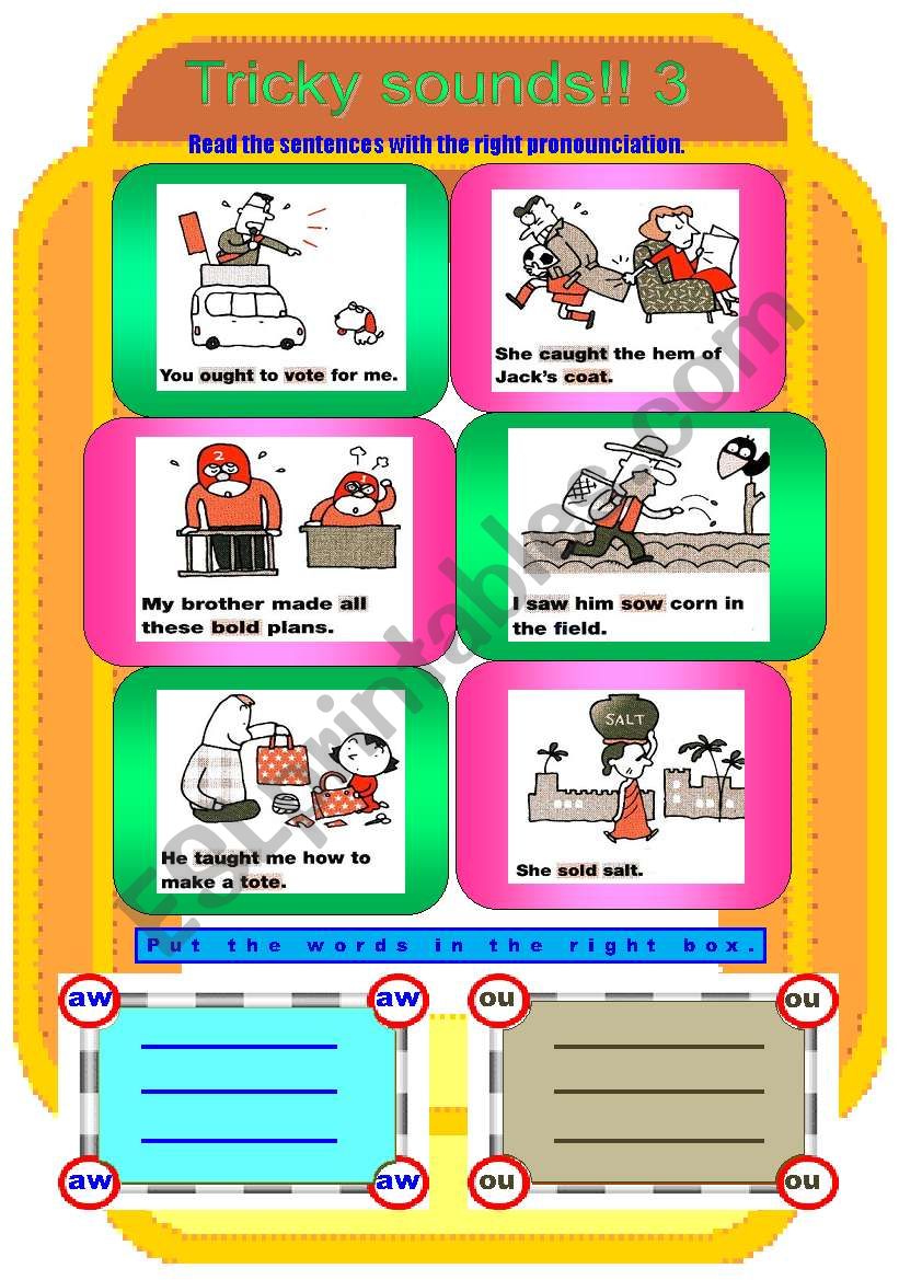 practice pronounciation part 3