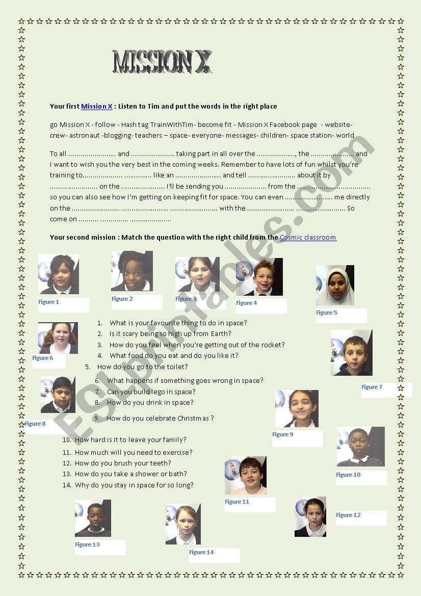 Mission X: Tim Peakeâ€™s message from International Space Station! 