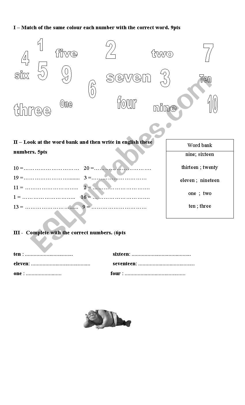 PRACTICE worksheet