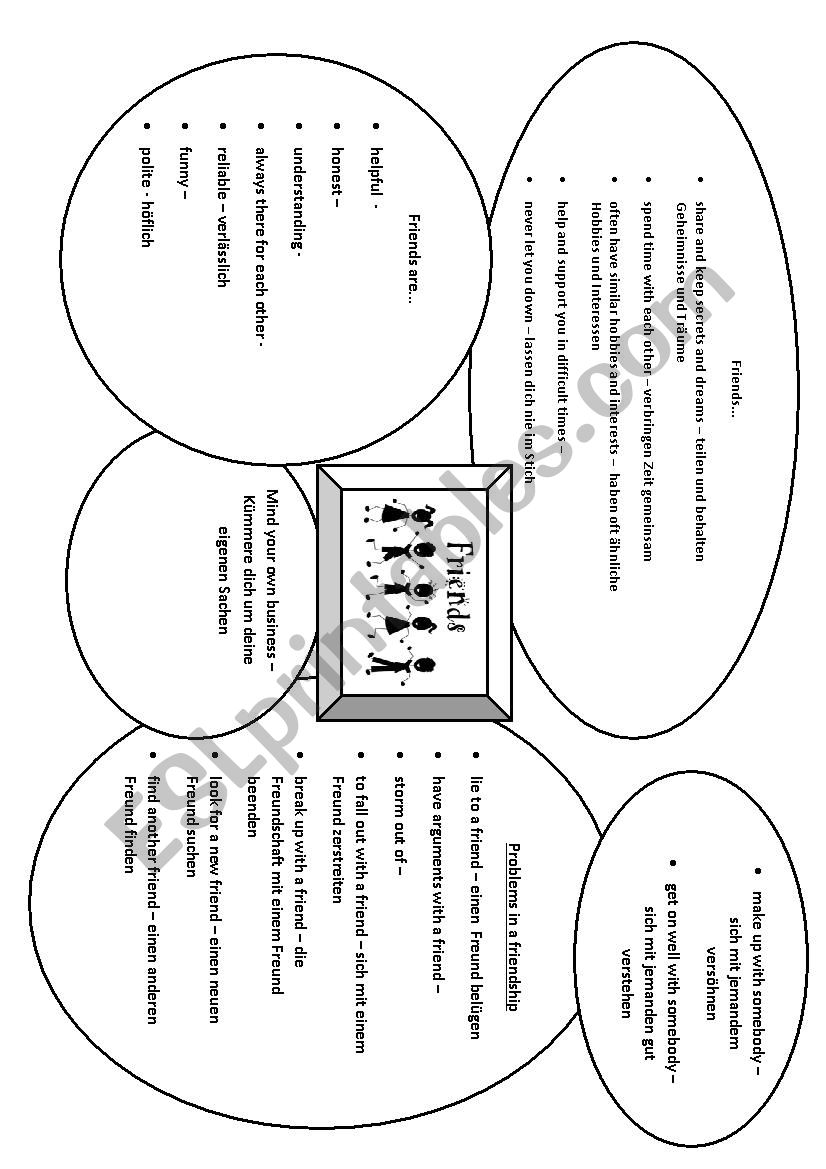 Friendship worksheet