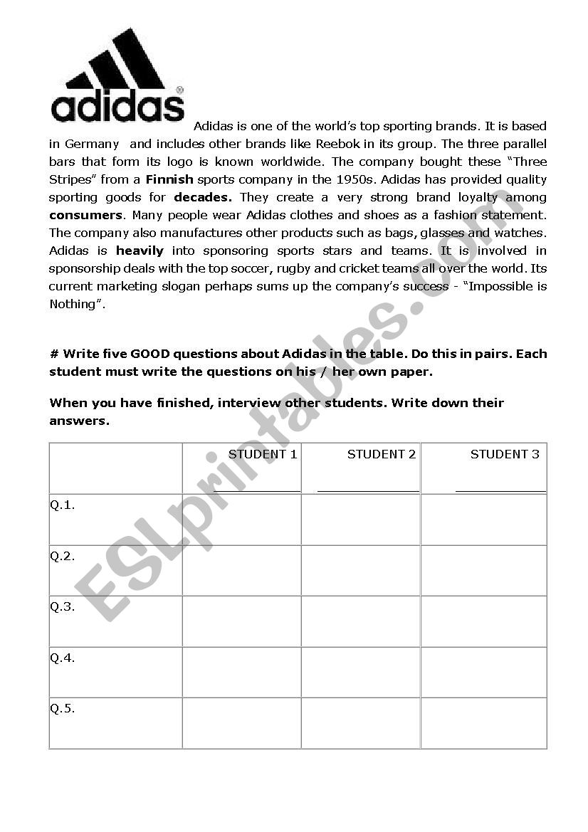 business talk worksheet