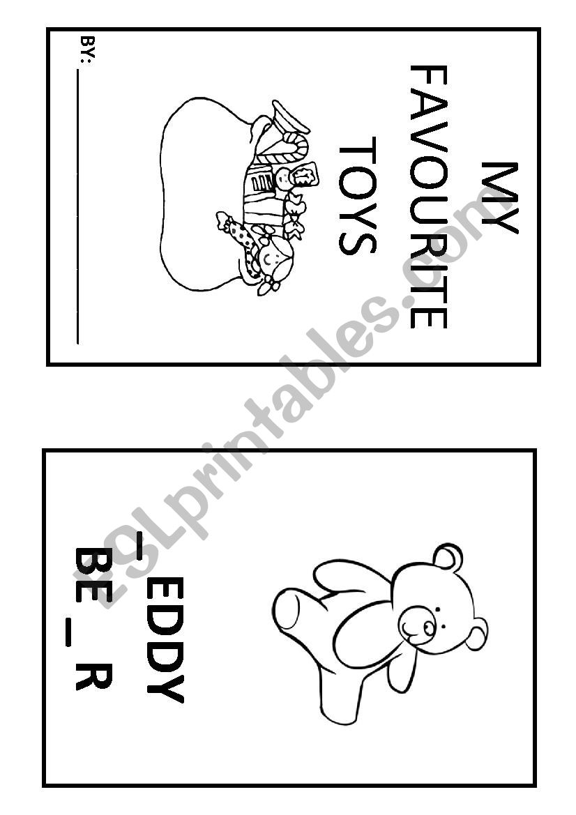 TOYS BOOKLET worksheet