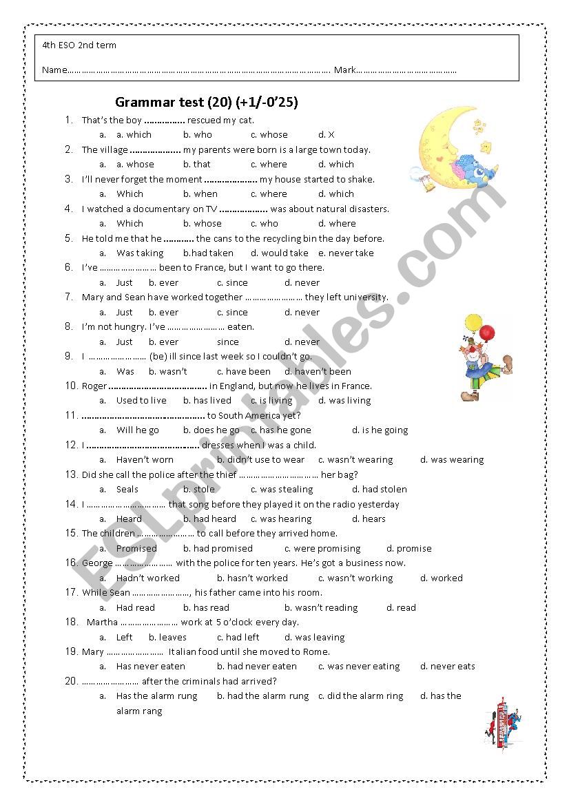 Multiple Choice  2--A2/B1 with key