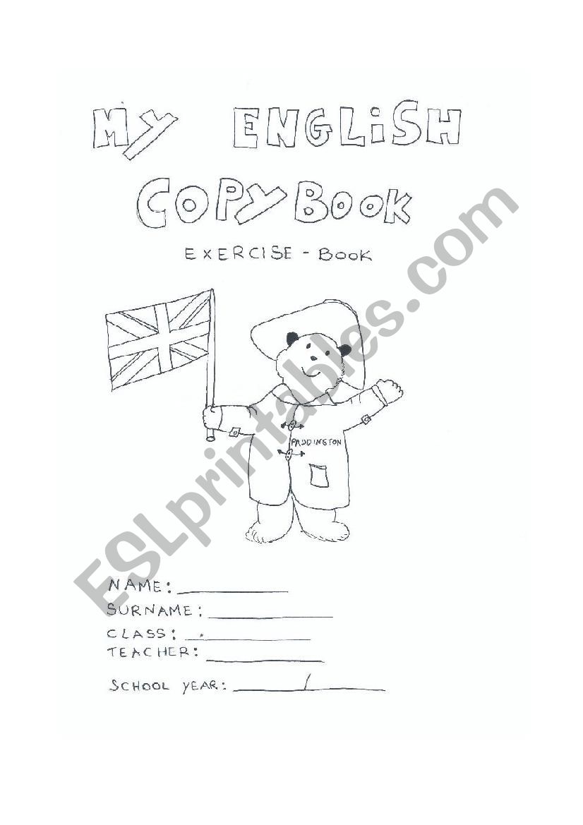 PADDINGTON COVER worksheet