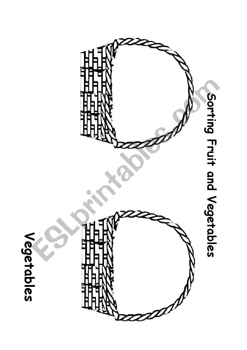 Fruit and Vegetables worksheet