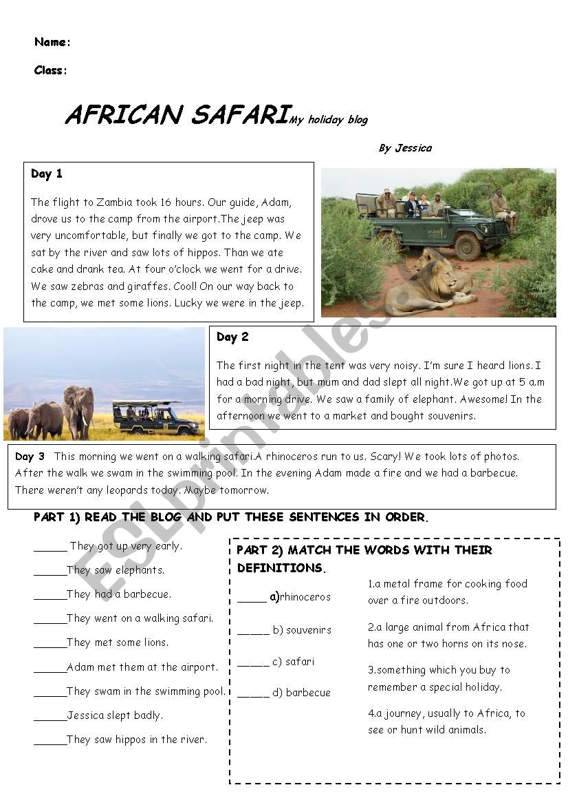 past tense to be worksheet