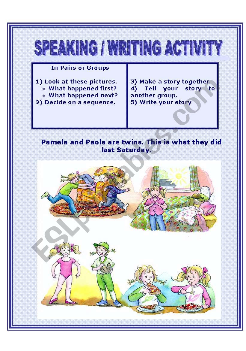 Picture Story worksheet