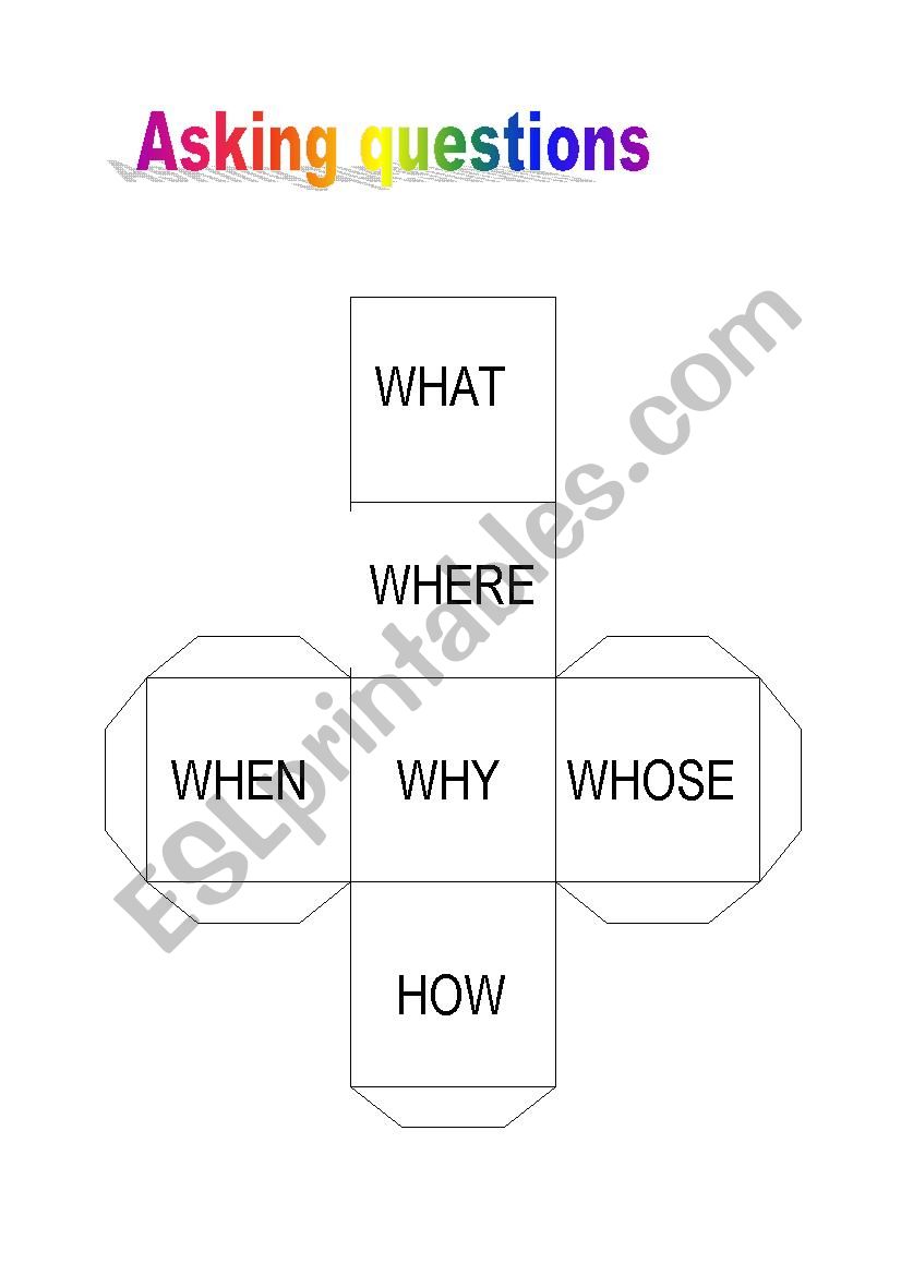 ASKING QUESTIONS ICE BREAKER worksheet