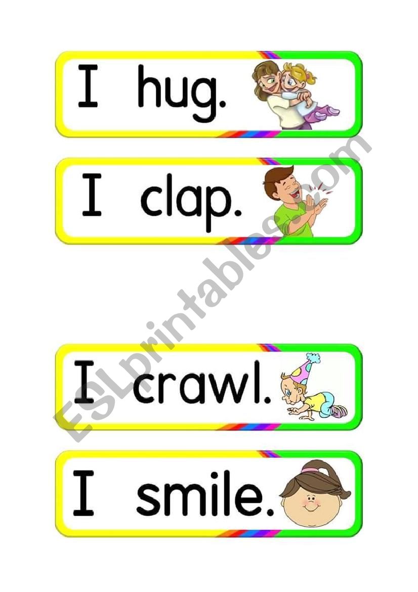 Reading Card 1 worksheet