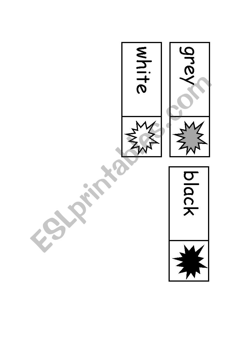 Colours - Flashcards worksheet