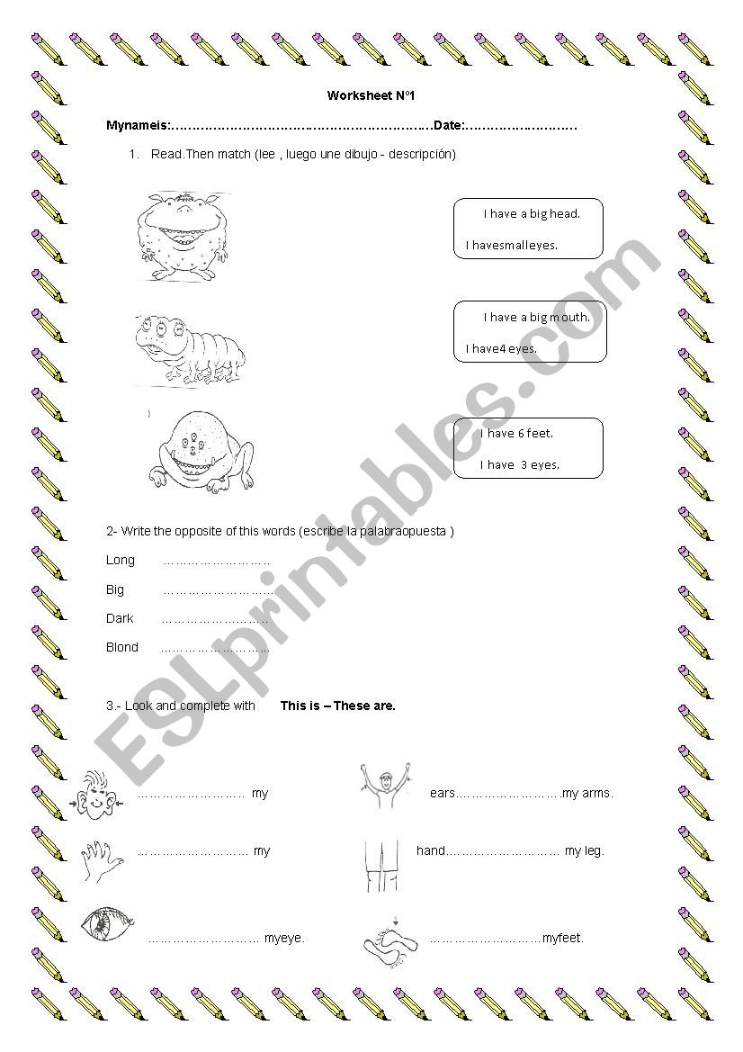test worksheet