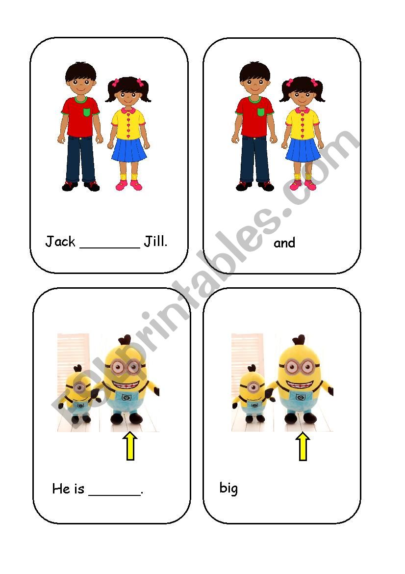 Sight words matching worksheet