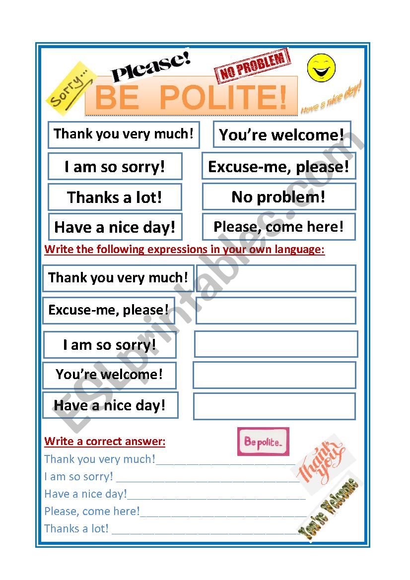 be-polite-esl-worksheet-by-ailton-morais