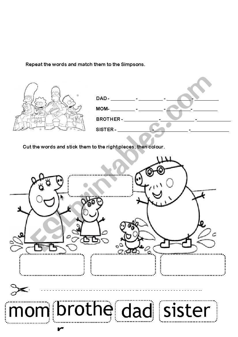 Family worksheet