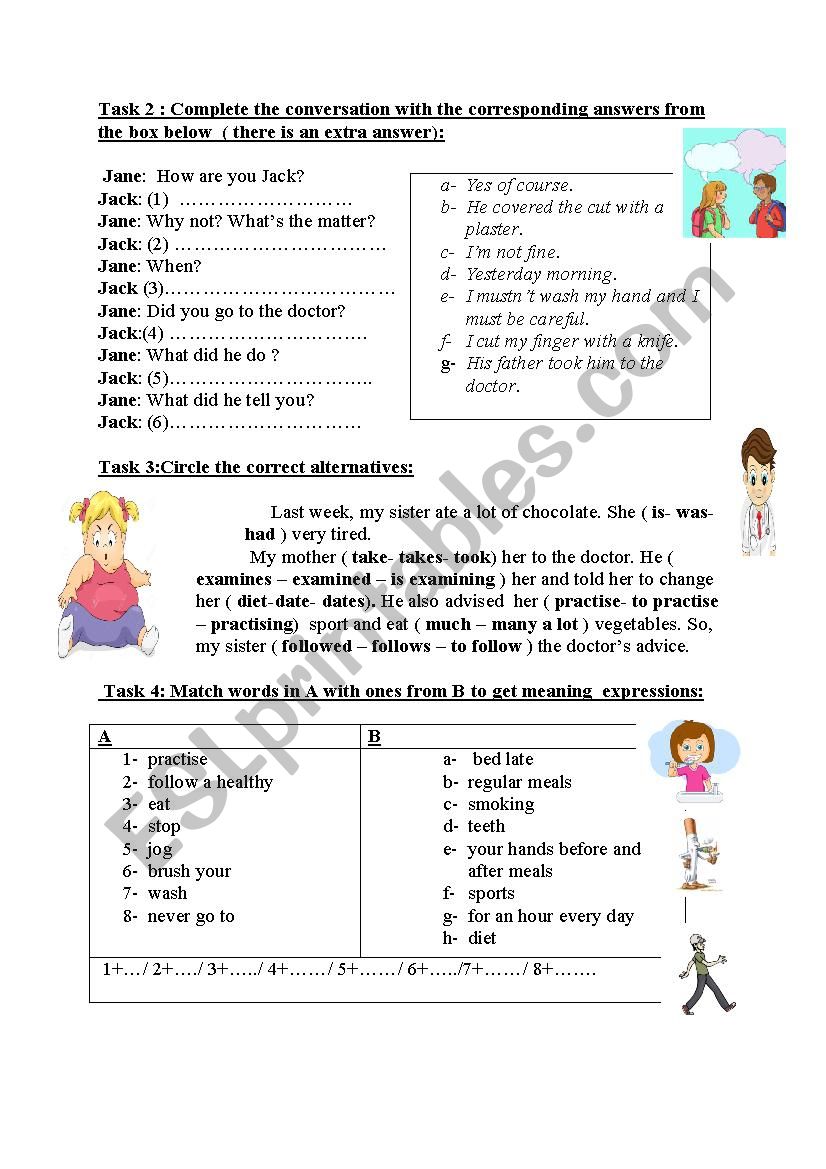 consolidation tasks page 2 worksheet