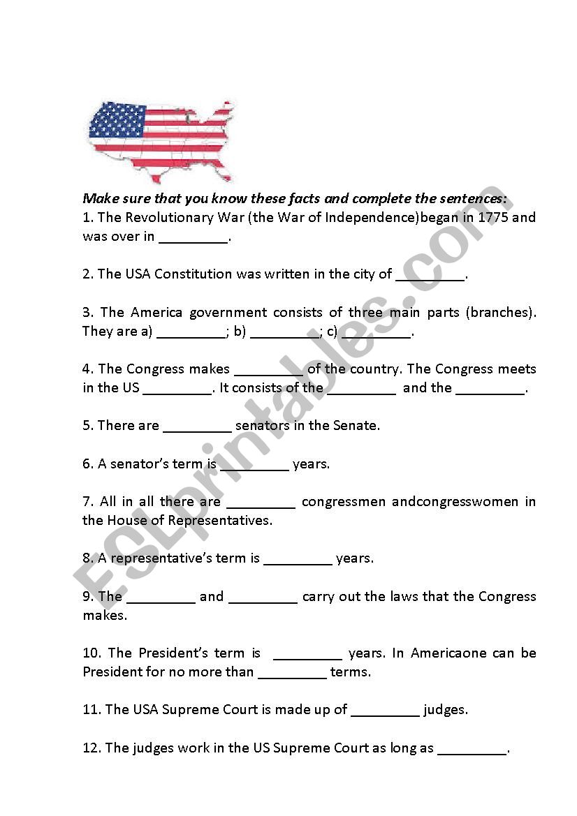 What do you know about the USA political system