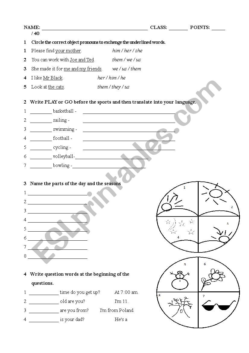 Free time and object pronouns DiscoverEnglish2