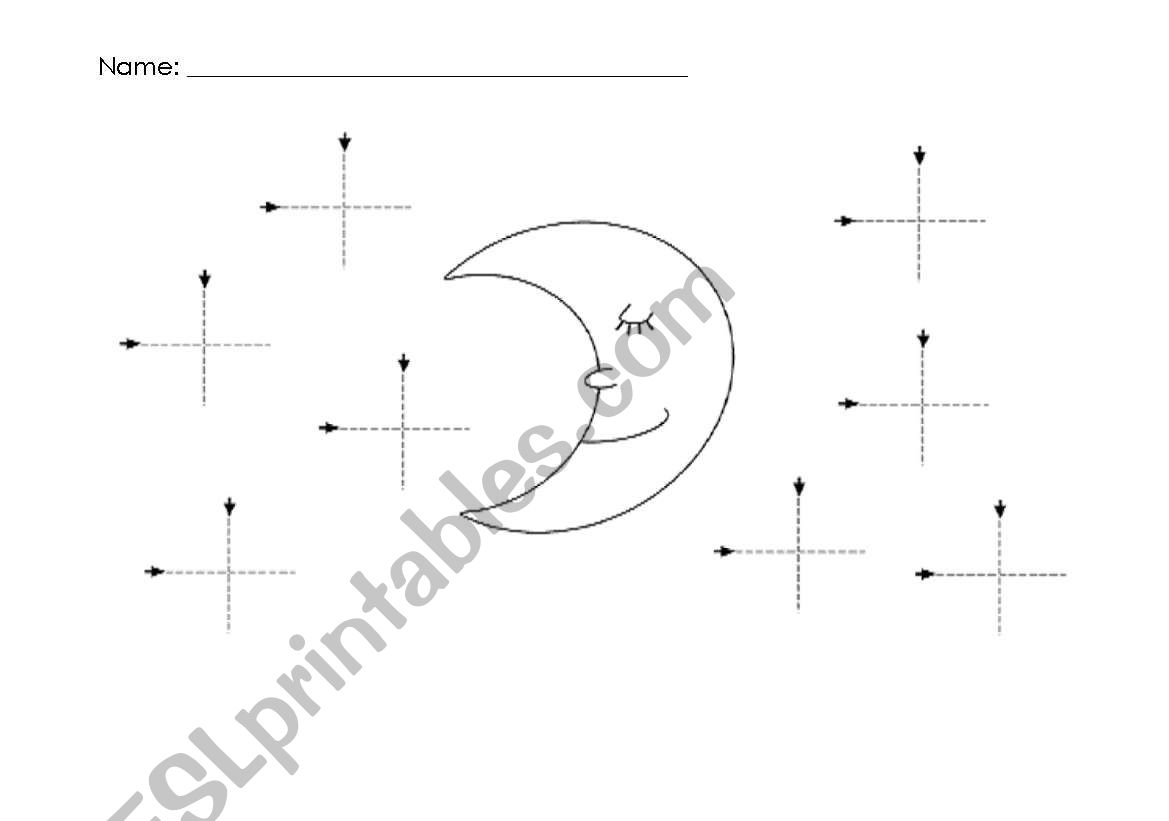 Making crosses worksheet