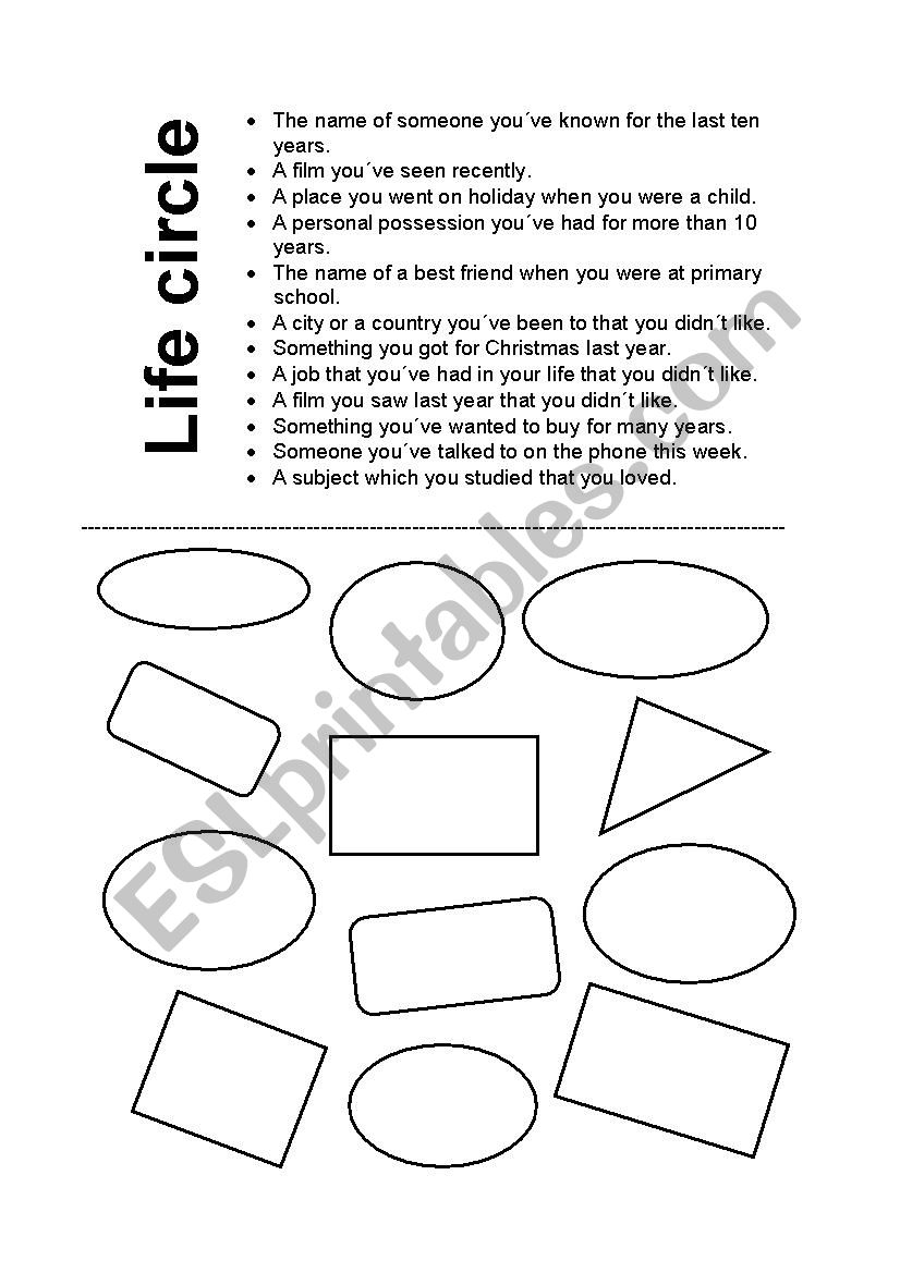 Present perfect  worksheet