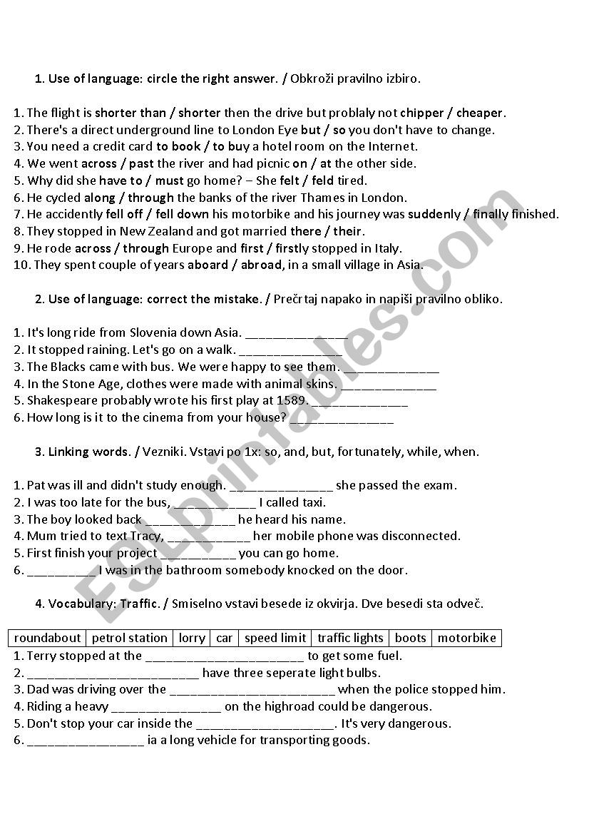 messages 4 worksheet