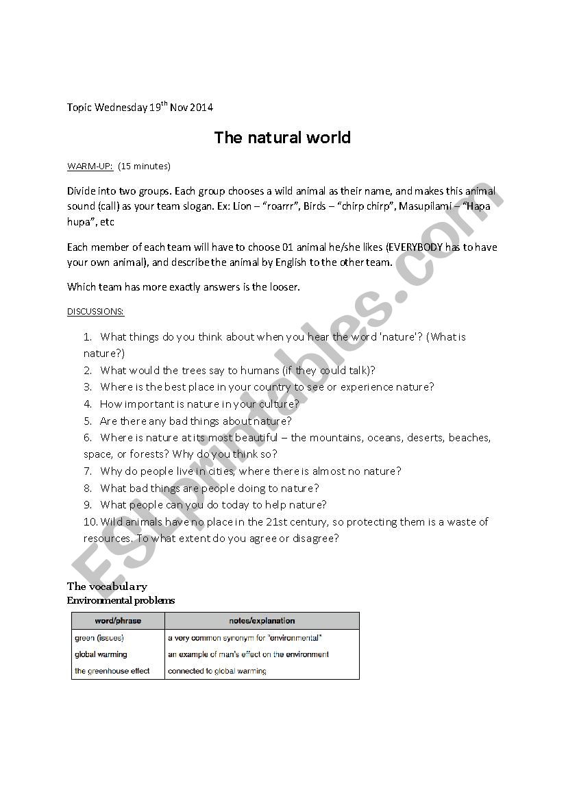 world amazing animal worksheet