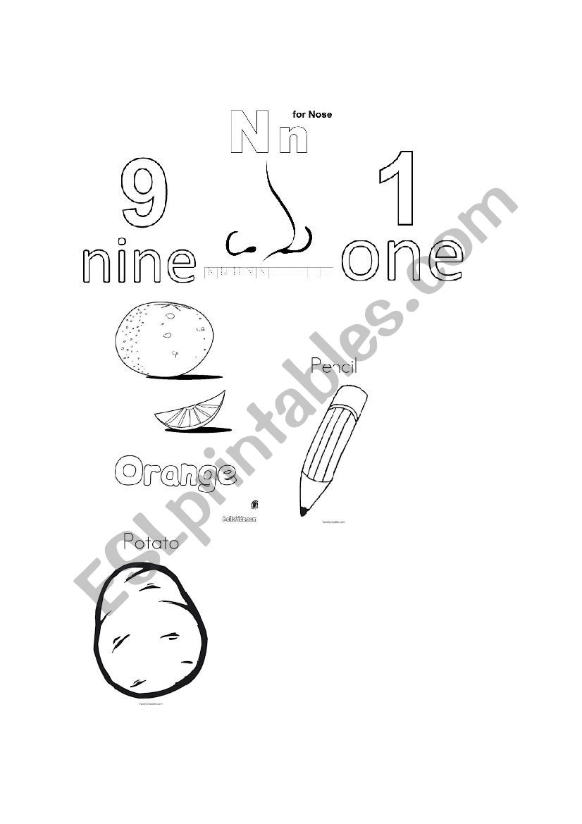 N,O,P  worksheet