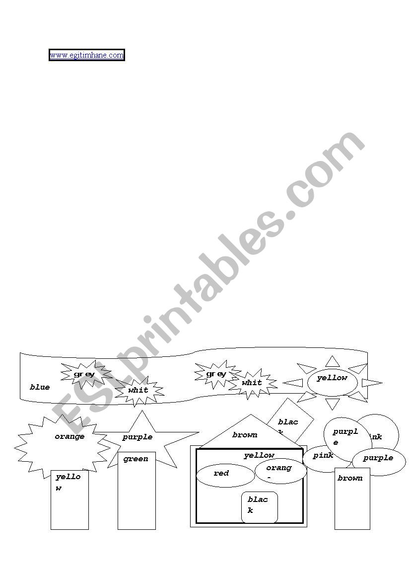 colour home worksheet