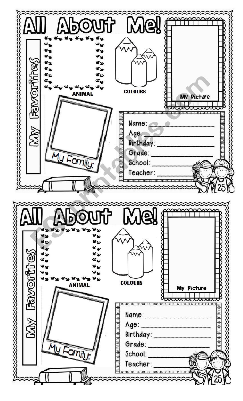 Getting to Know First Day.  worksheet