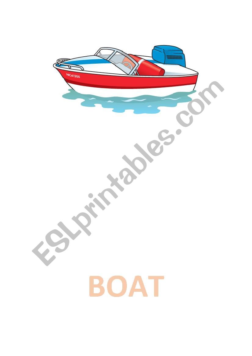 Types of transports worksheet