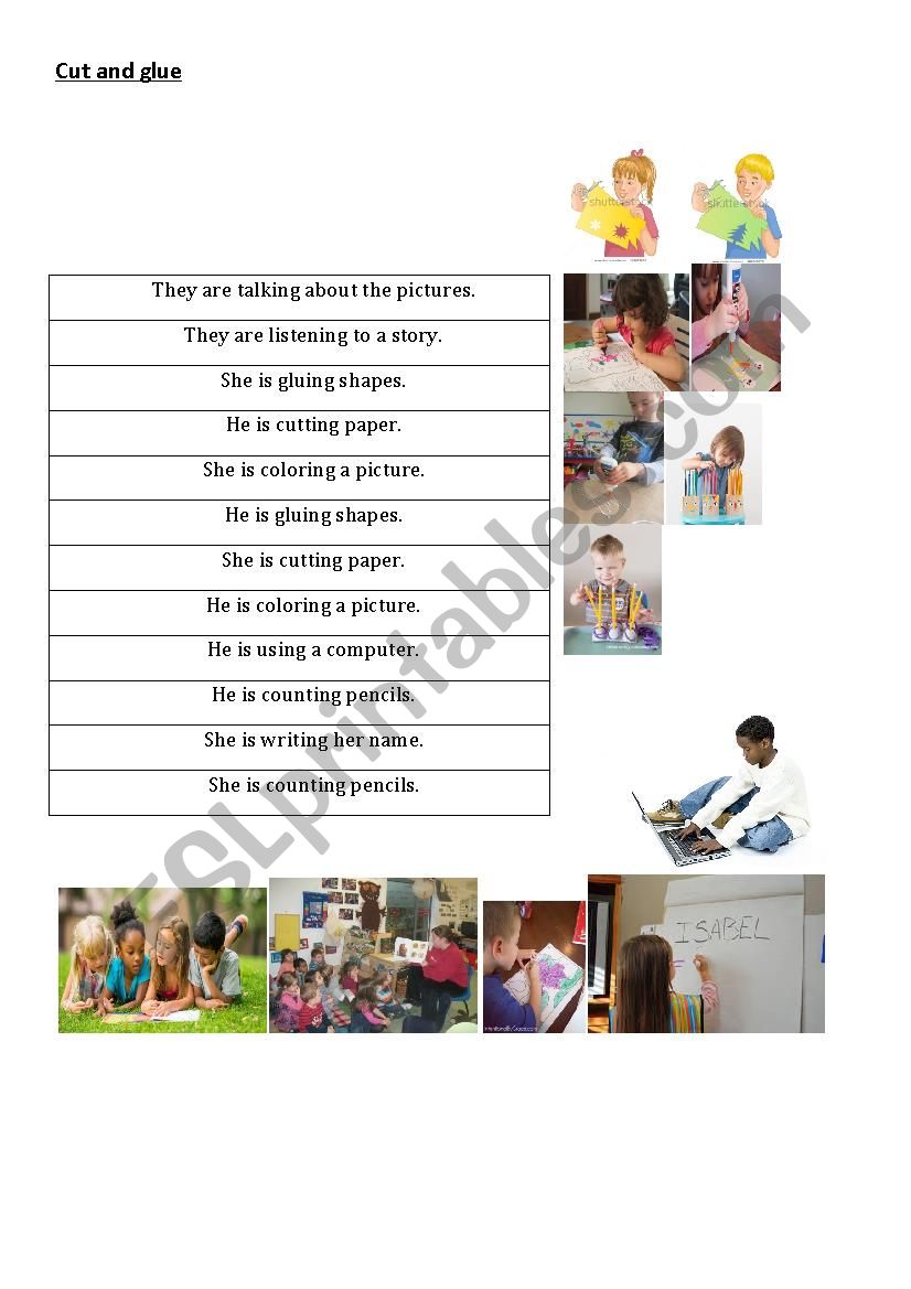 Classroom Activities worksheet
