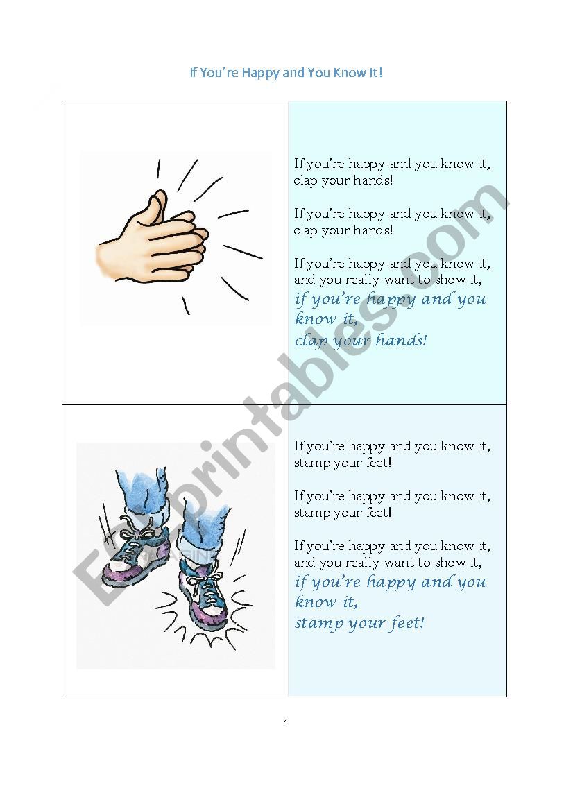 If YouÂ´re Happy and You Know It!