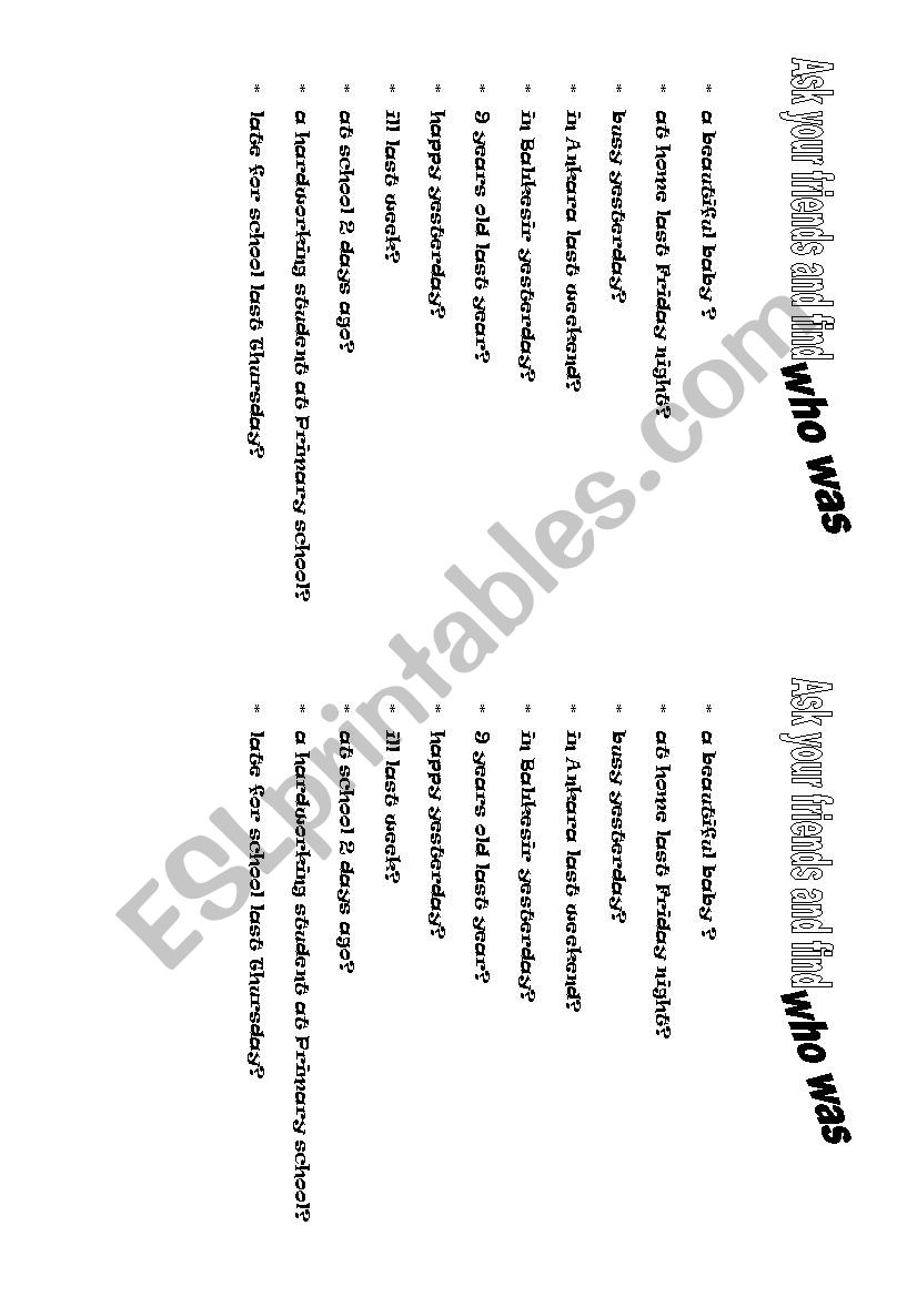 simple past speaking activity worksheet