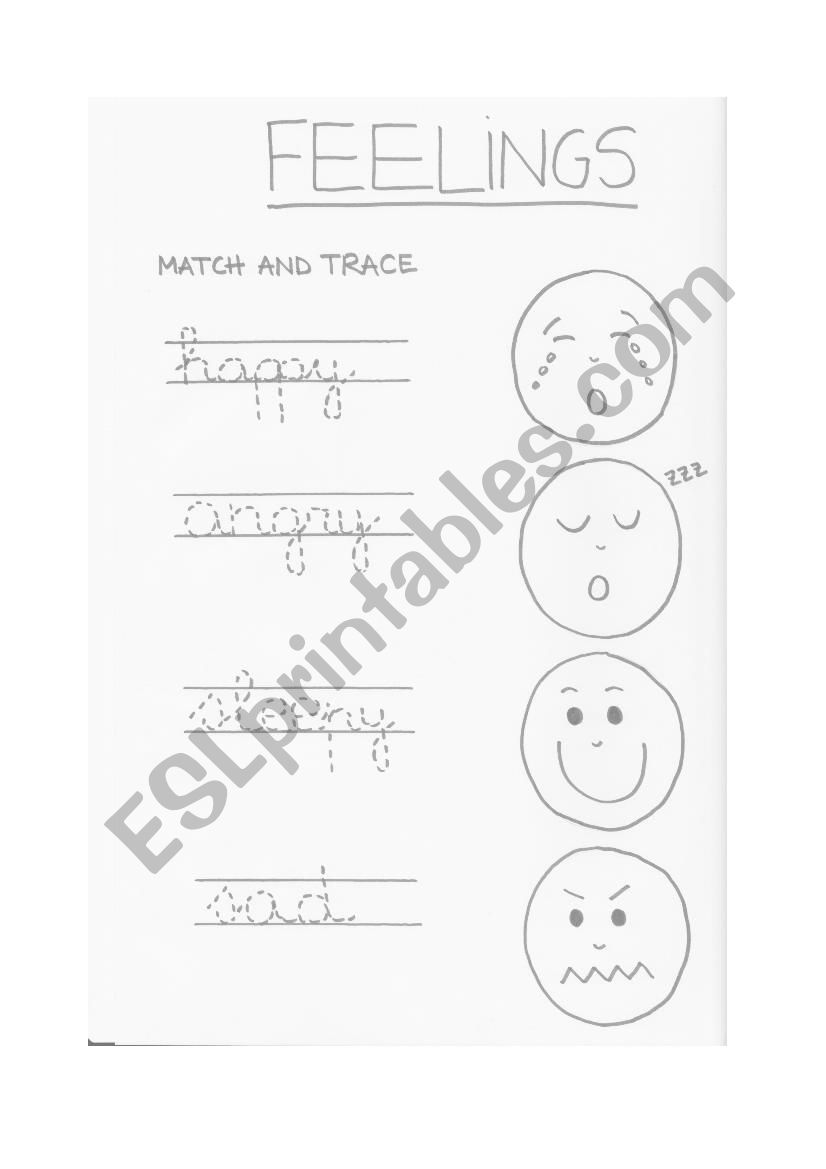 feelings worksheet