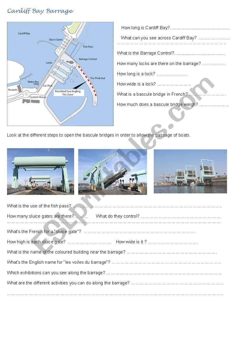 Questions on a visit to Cardiff Bay Barrage