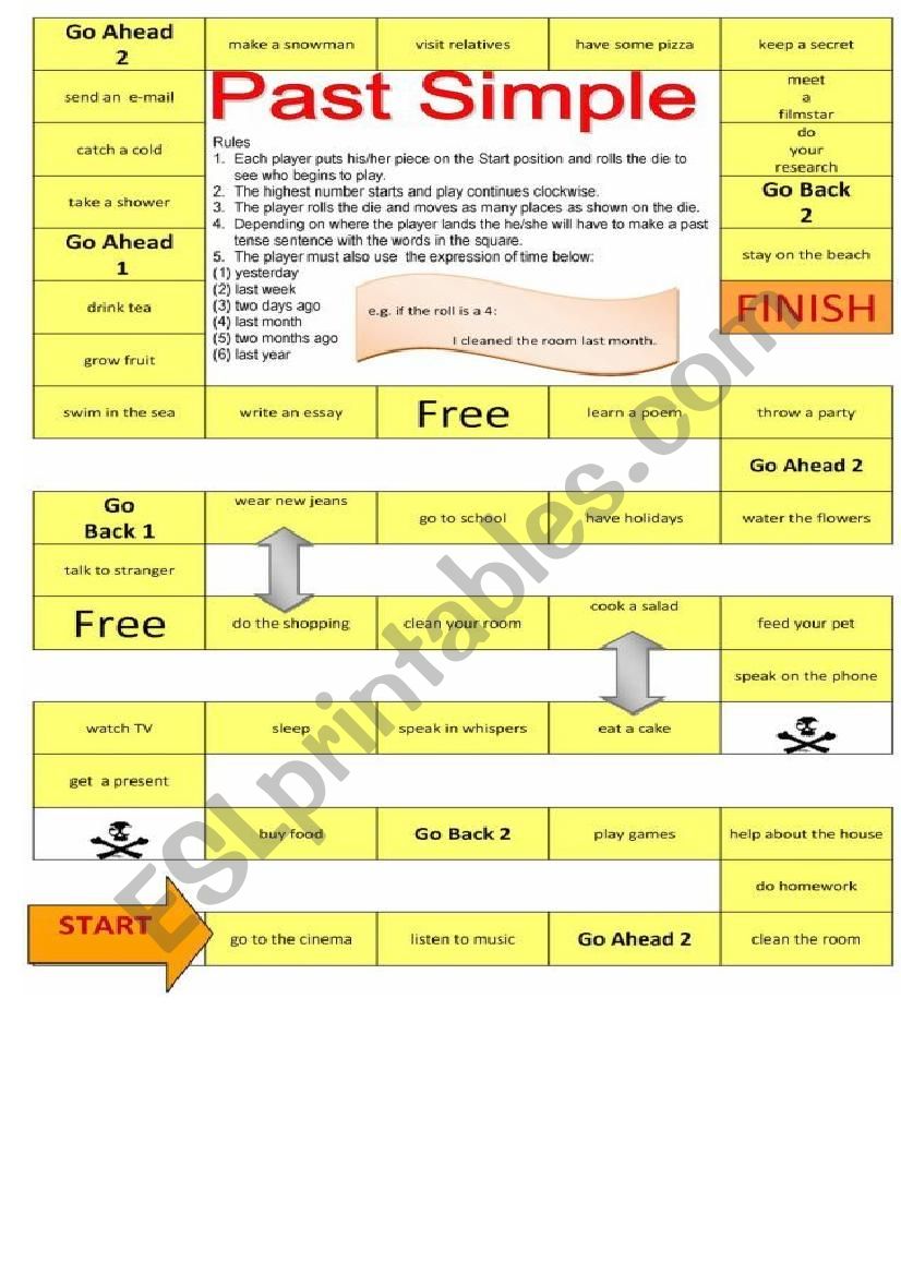 Irregular verbs (Past Simple) worksheet