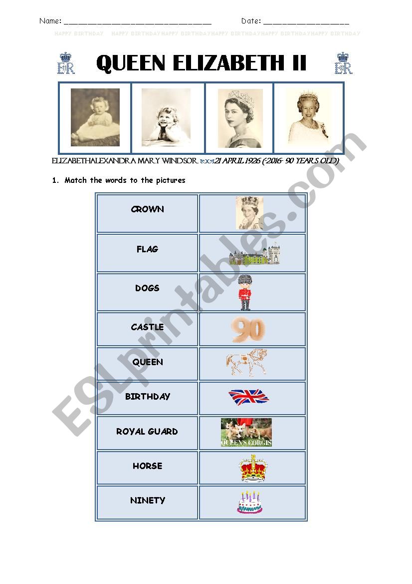 Queen Elizabeth Ii Quiz Classroom Secrets