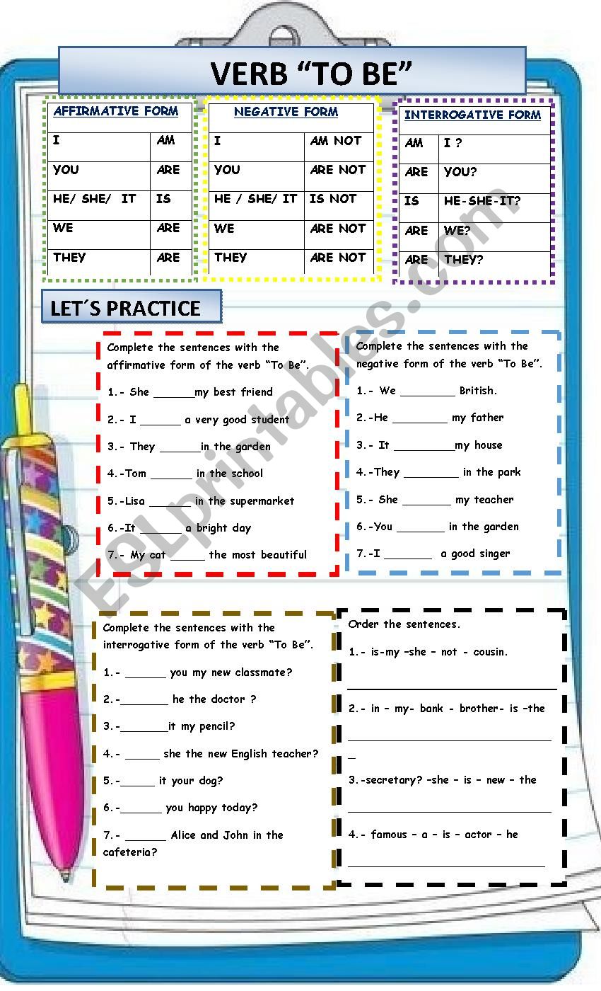 verb-to-be-esl-worksheet-by-lisbethml