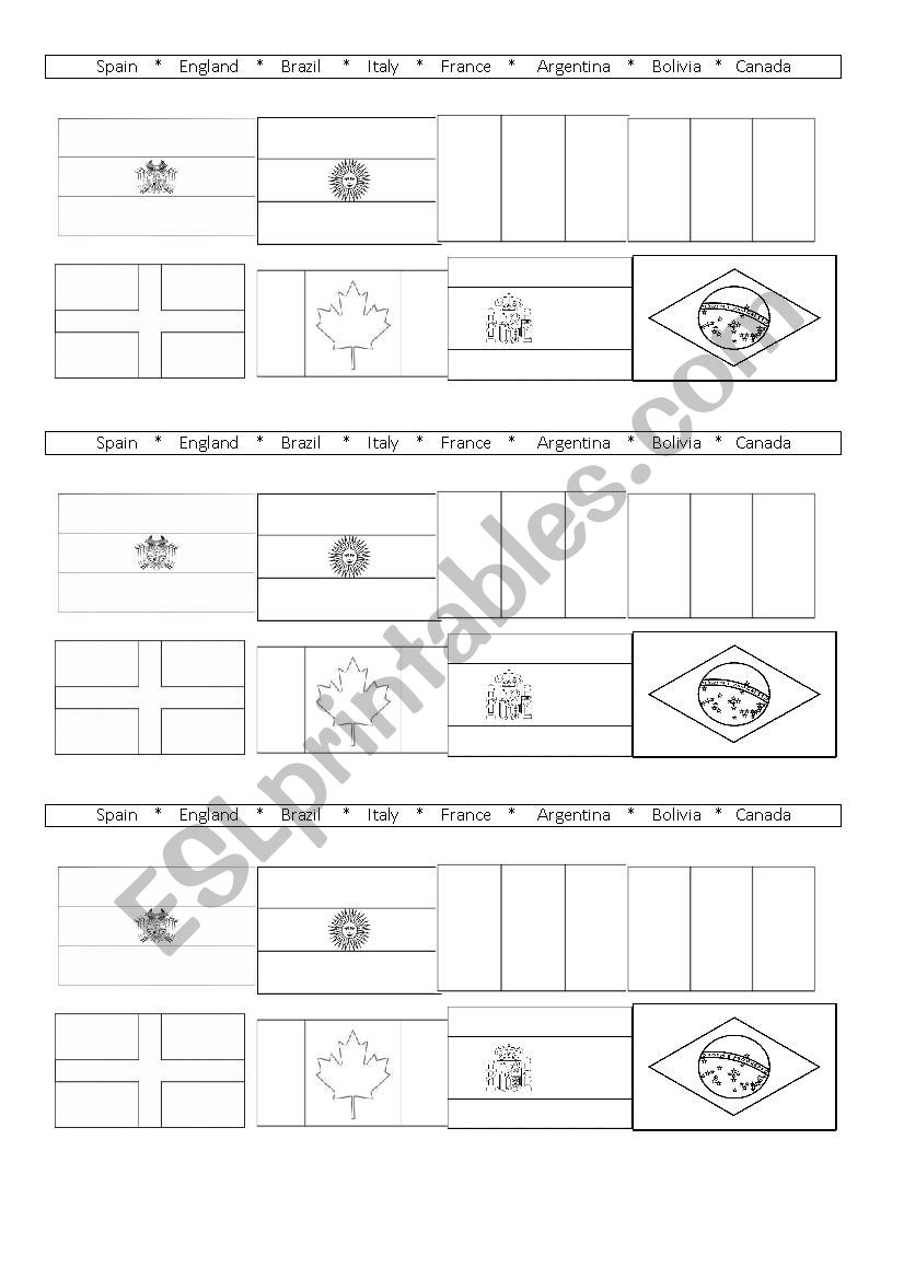 Flags Picture Dictionary - for notebook