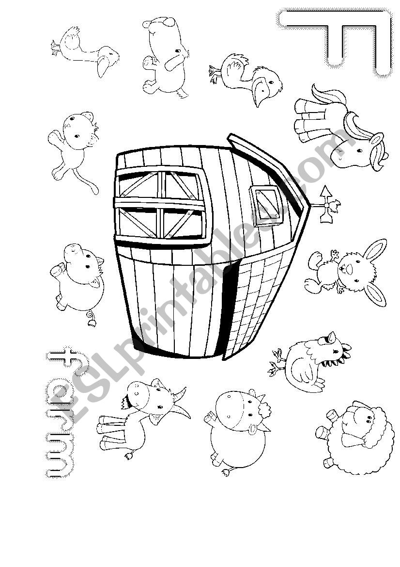 Farm animals worksheet