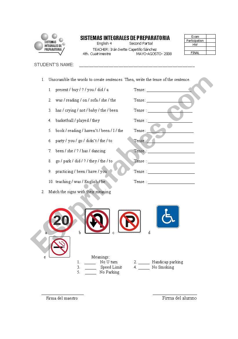 simple past excercise worksheet