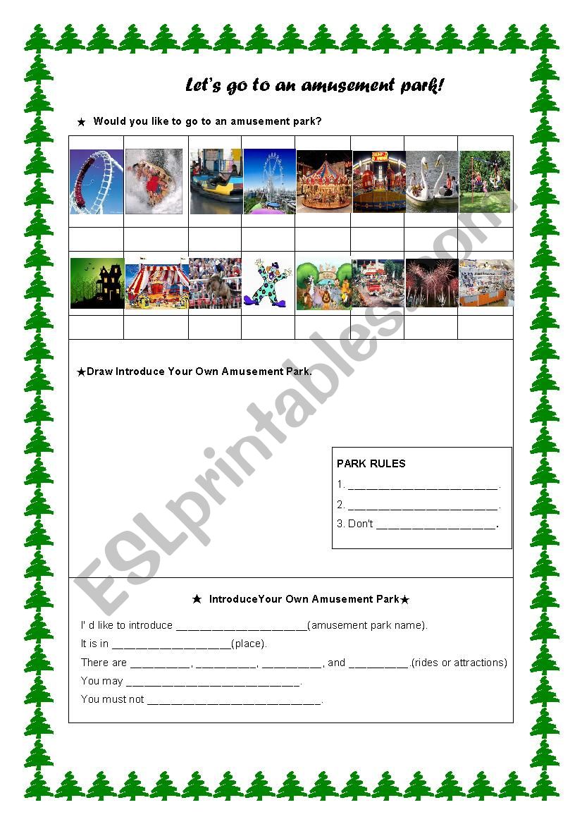 LetÂ´s Go To An Amusement Park!