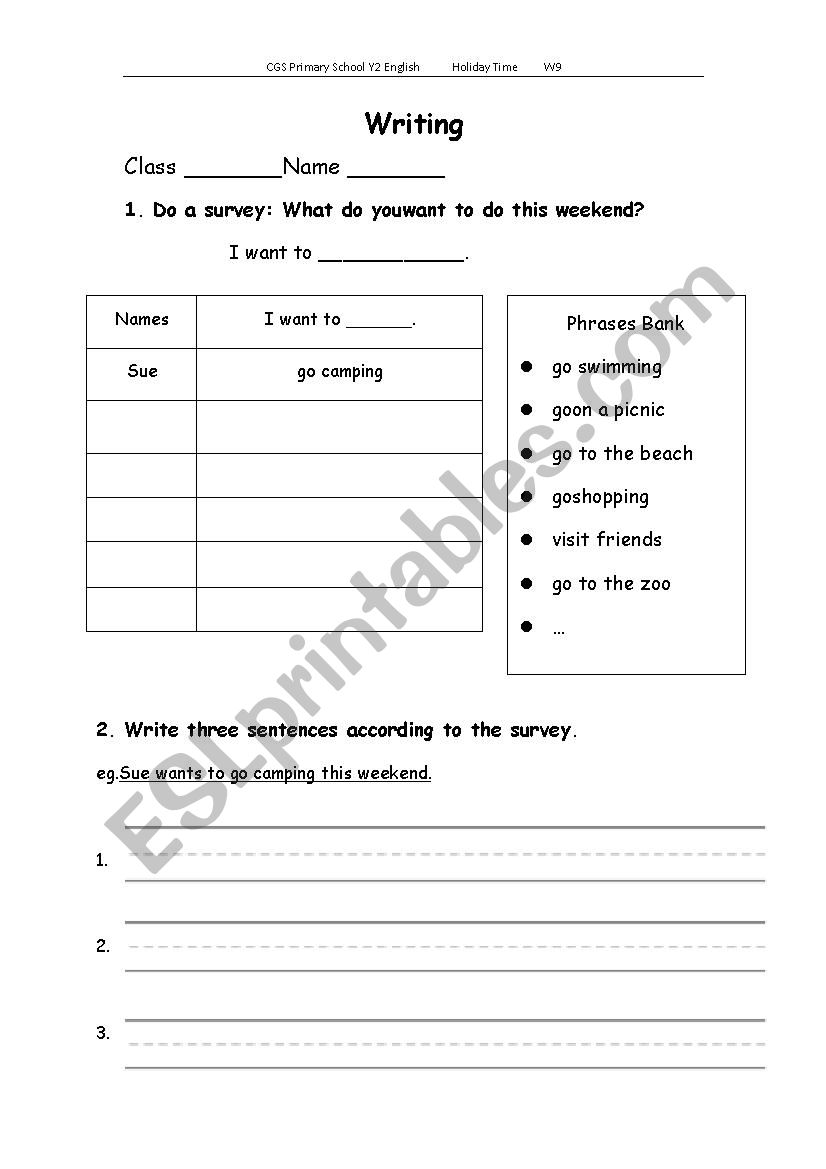 Oral practice worksheet