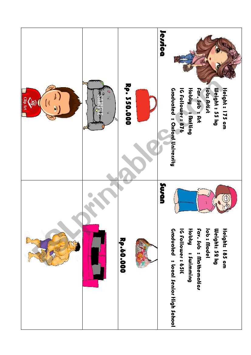Compare Things worksheet