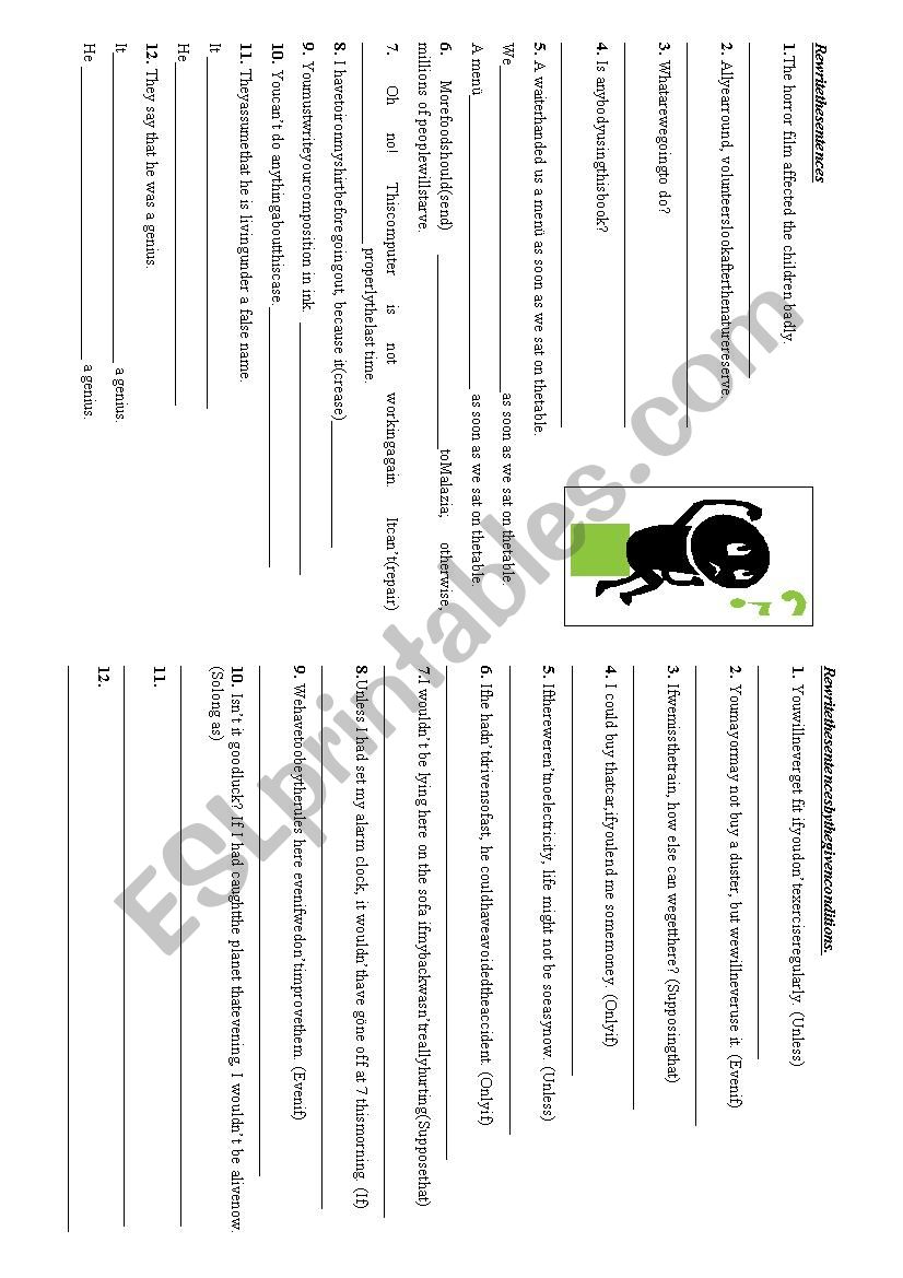 Revision Studies 1 worksheet