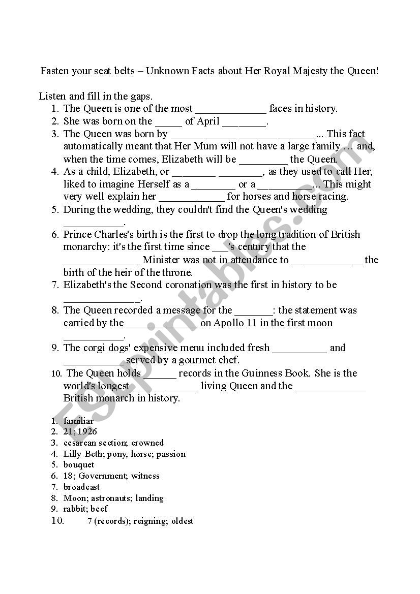 8 Amazing Things You DidnÂ´t Know About The Queen - Video Lesson