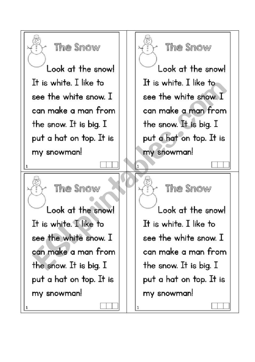 simple present story worksheet