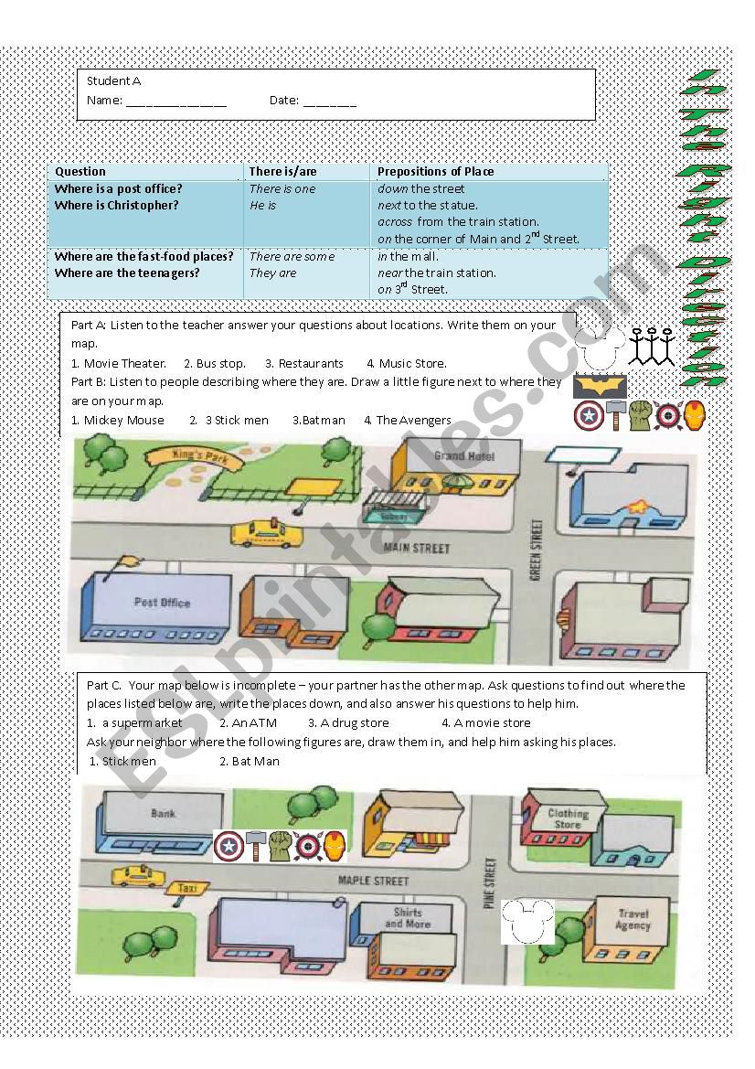 Perfect practice pertaining to pesky plurals, places, and prepositions. 