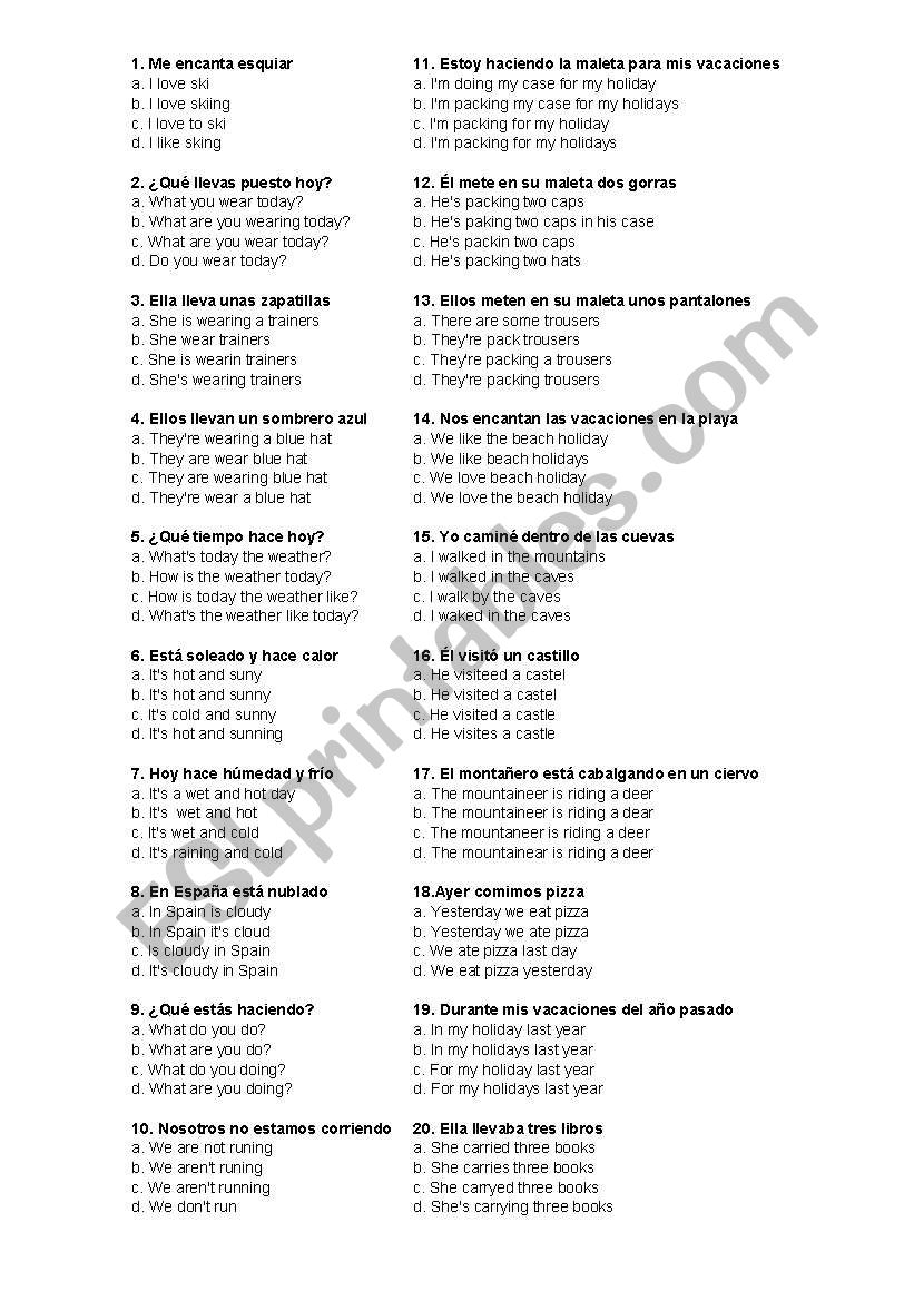 regular verbs in teh past (test 1)