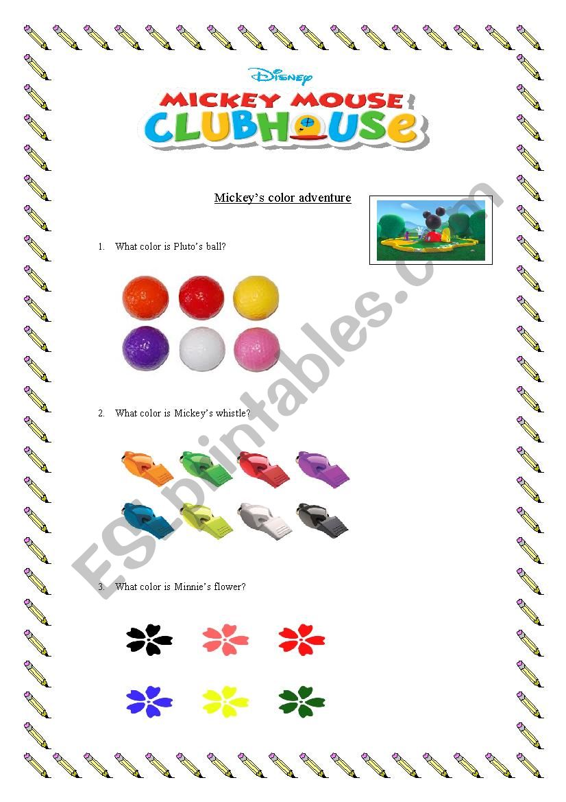 Mickey Mouse Clubhouse - MickeyÂ´s color adventure