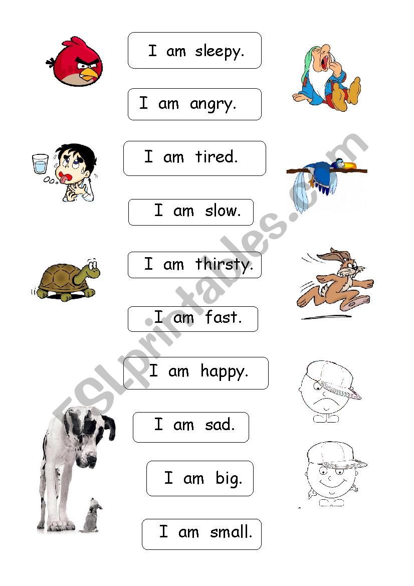 Feelings worksheet